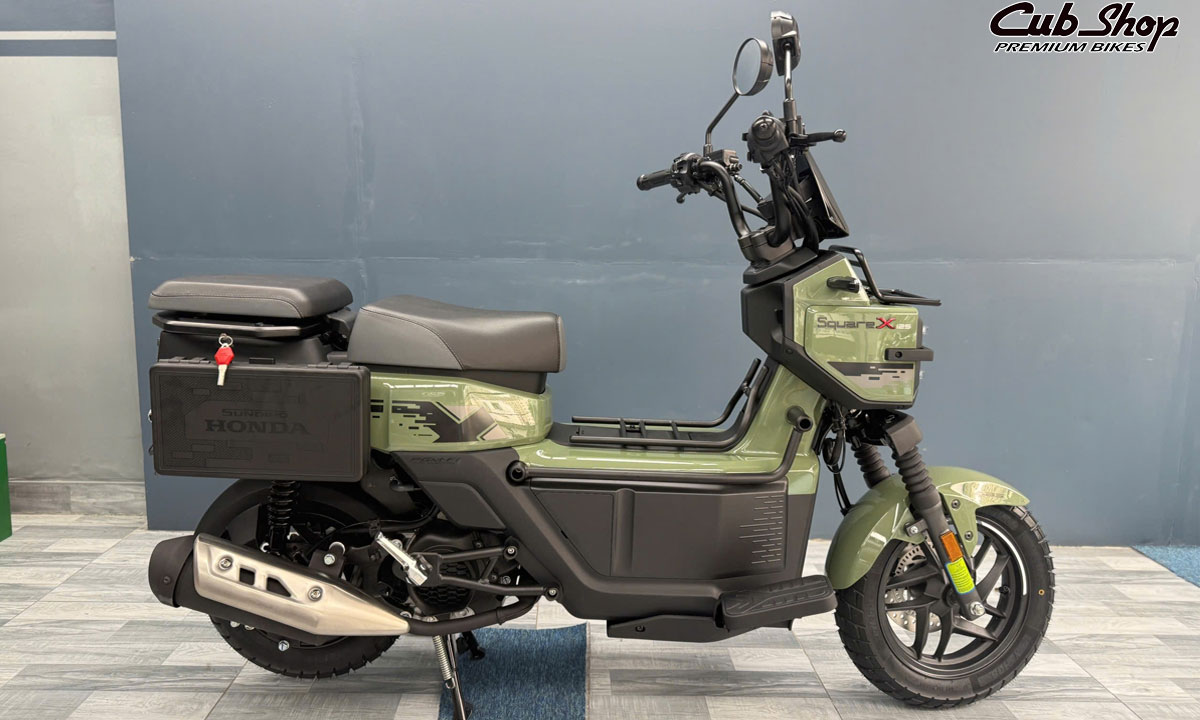 Honda Square X125 Màu Xanh Quân Đội